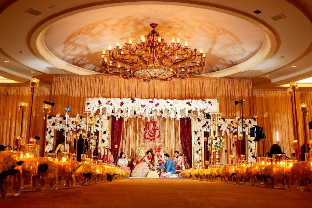 Wedding photographers in Hyderabad capturing an Indian wedding ceremony